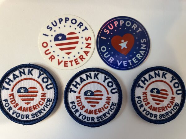 Thank you for your service Stickers and Patches for our Fearless Leaders